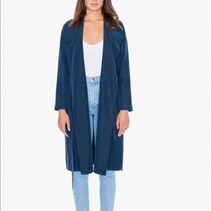 Dylan Navy Blue Duster Trench